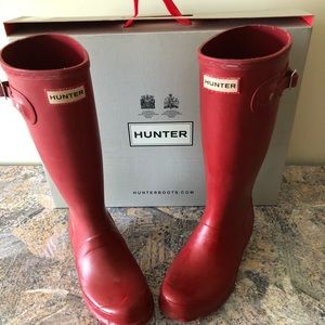 Hunter Rain Boots Girls  Red, sz. 4